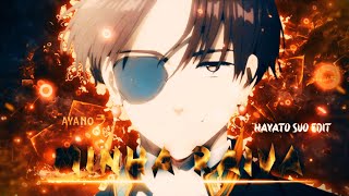 "Hayato Sou🔥🤌🏻" Minha Raiva [EDIT/AMV] Wind Breaker | Alight Motion 📱!