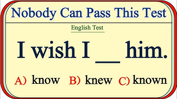 Mixed English Grammar Test: Test Your English Grammar Skills 