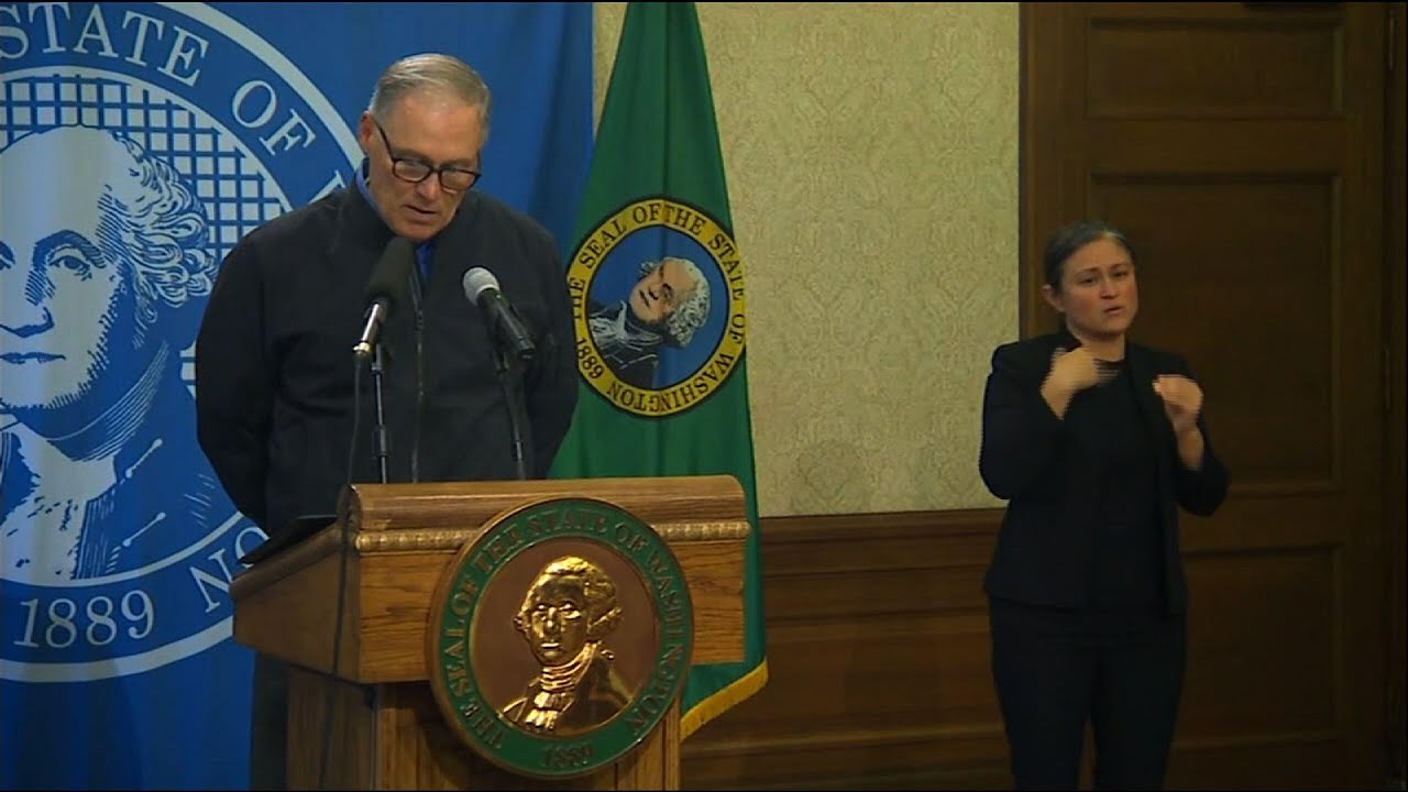 Washington state enforces stay-at-home order - YouTube