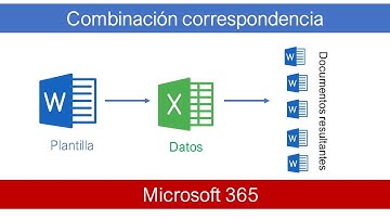Vincular e importar datos de EXCEL a plantilla WORD - Combinar correspondencia