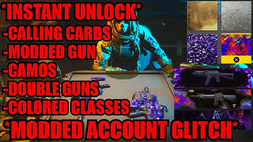 *new updated* INSTANT UNLOCK ALL/MODDED ACCOUNT MW2 GLITCH! MW2 CAMO GLITCH/COLOR NAME! MW2 GLITCHES