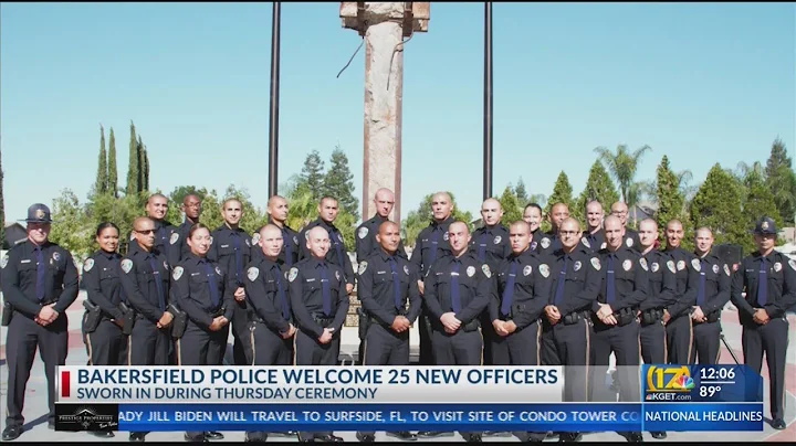 Bakersfield Police Department welcomes 25 new officers