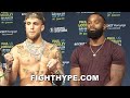 HEATED JAKE PAUL VS. TYRON WOODLEY FULL FINAL PRESS CONFERENCE & NEAR BRAWL AFTERMATH