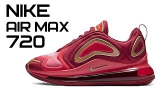 Nike Air Max 720 || НОВИНКА 2019 Team Crimson ОБЗОР || AQ3195-600