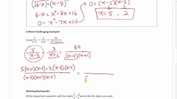 PC 11 3.3 - Solve Quadratic Equations by Factoring