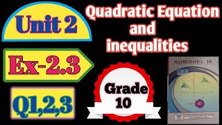 Information #Unit2#Exercise2.3#Q1,2, 3#Grade10 Guide