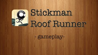 Stickman Roof Runner [by Djinnworks] - iPad Gameplay Trailer screenshot 3