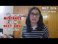 You will end up Underperforming on NEET day😧 because of these Mistakes | last month NEET 2026 