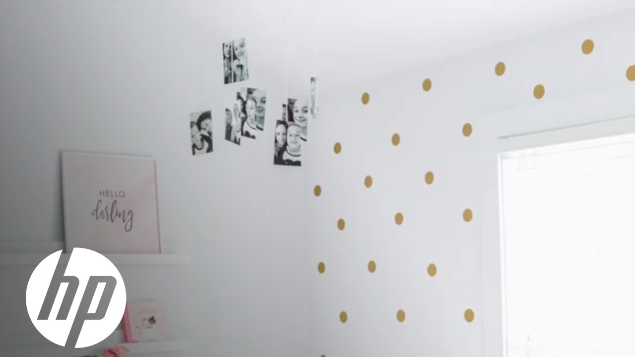 hpv vaccine DIY Chandelier Photo Display | HP Sprocket Photo Printer | HP