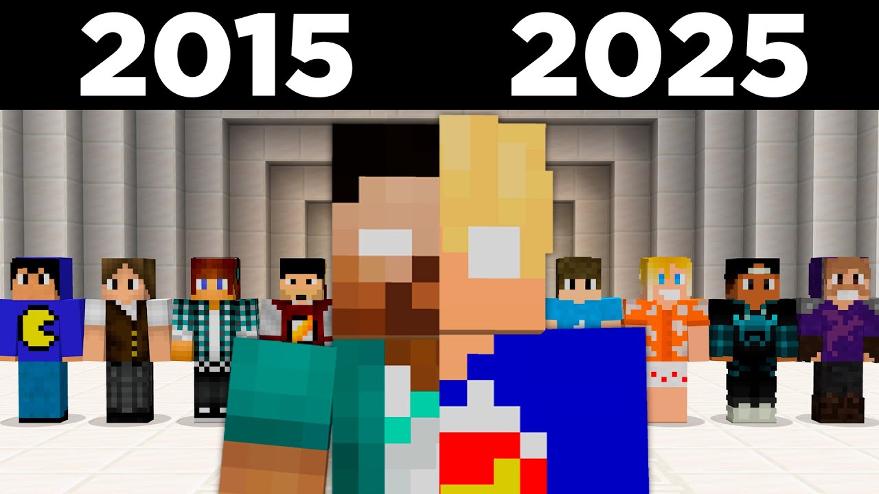 JOGAMOS O MAPA MAIS ANTIGO DO MINECRAFT DEPOIS DE 10 ANOS