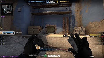 CS:GO Mirage Ace 1v4 clutch