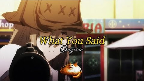 What you said - Okaymar & 1oneam // Prod. tdf // Jormungand: Orchestra