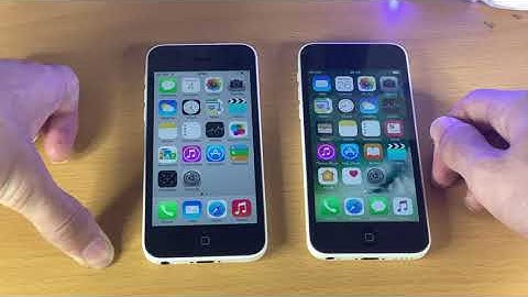 iPhone 5c iOS 10.3.4 vs iOS 7.0 SpeedTest!