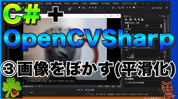 C#/VB.NET+OpenCVSharpで画像処理③【画像をぼかす（平滑化）】