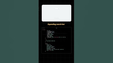✨ Expanding Search Bar Animation | HTML & CSS Only 🔍🔥