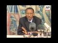 Presser by Rwandan President regarding arrest of his aide in Frankfurt