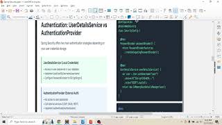 AuthenticationUserDetailService Vs AuthenticationProvider