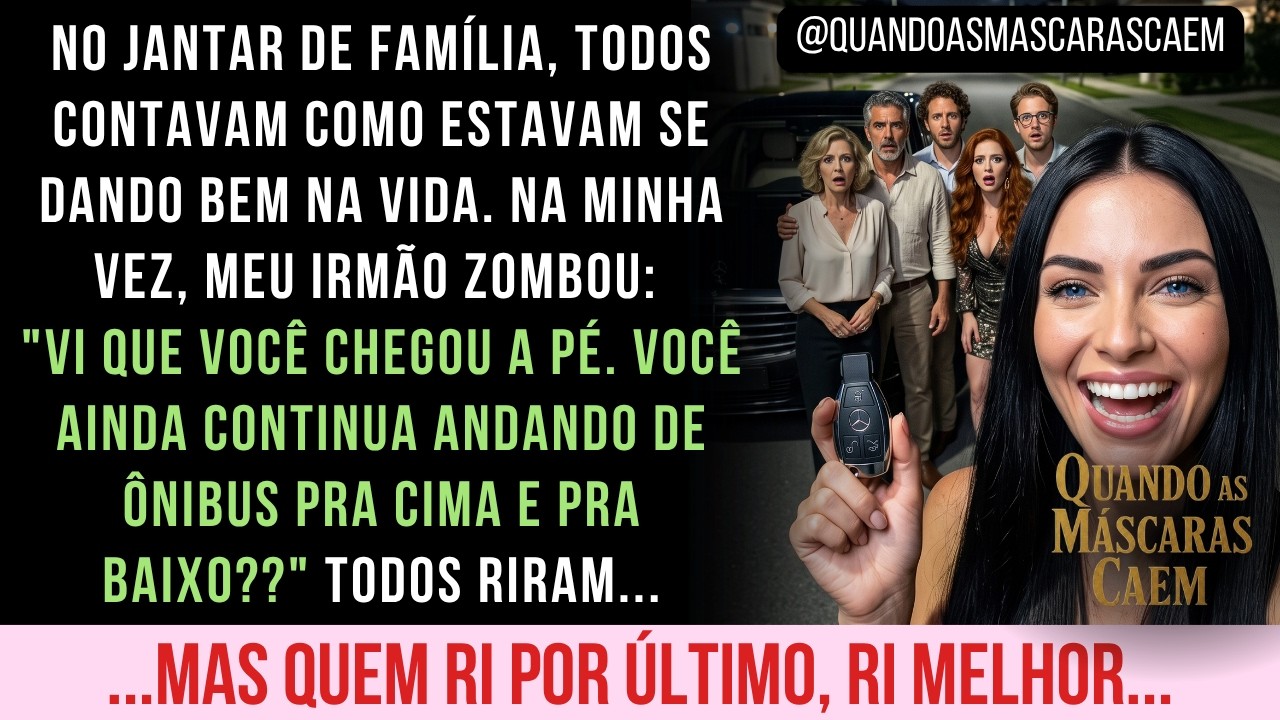 Estava sentada à mesa de jantar com a minha família. Há anos que não falávamos. Os meus irmãos gabavam-se das suas conquistas, mas quando chegou a minha vez, o meu irmão riu e zombou: "E tu, ainda...