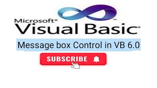 BCA IV Sem: MsgBox() function in Visual Basic 6.0
