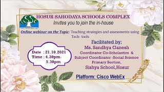 Teaching strategies and assessments using Tech- Tools