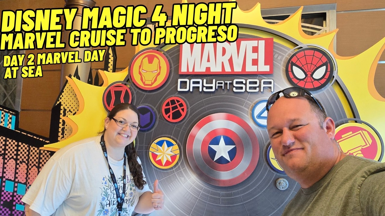Marvel Day at Sea on the Disney Magic cruise from Galveston TX to Progresso 2/3/2026