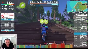Zwift - Race: Stage 5: Rolling With ENVE: Triple Twist (C) on Triple Twist in Watopia
