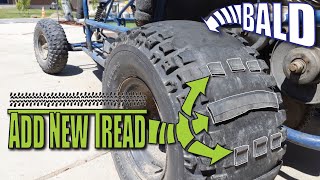 Can NEW Tread be put on a Tire? custom tread patterns!!