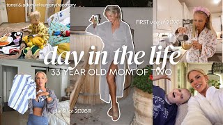 FIRST DAY IN THE LIFE OF 2026! / tonsil & adenoid surgery/recovery + setting goals for the year!