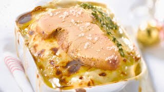 Recette : Gratin de pommes de terre au foie gras