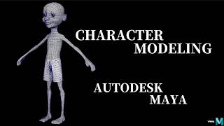 CHARACTER MODELING in Autodesk Maya | Easy steps | background modeling |