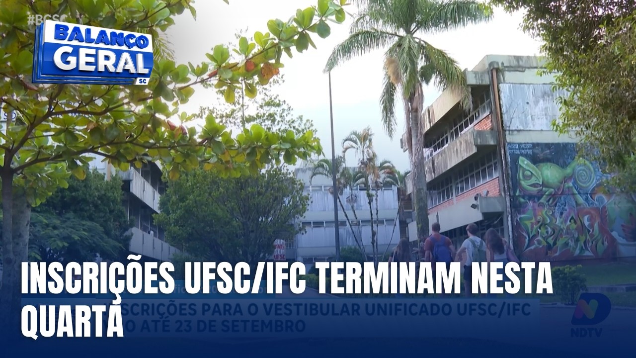 Inscrições para Vestibular UFSC/IFC 2027 terminam nesta quarta-feira