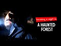 Surviving A Night In A Haunted Forest | Ok Tested