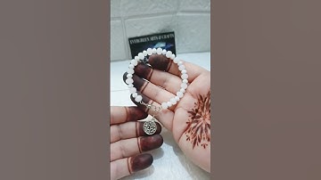 Beads Bracelet/ Memory Wire Bracelet #white #bracelet #jewels #craft #artist #bangle