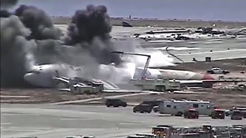 New Video of Asiana Crash at SFO Reveals Slow Response by Flight Crew