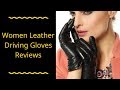 Women Gloves Genuine Leather Sheepskin Gloves Female Autumn Winter Plush Lined Elegant Metal Buckle Driving Mittens XC-112