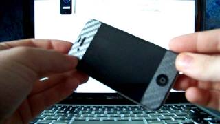 Ghost Armor Iphone 4 Carbon Fibre Bodyscreen Protector