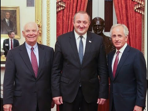 გიორგი მარგველაშვილი სენატორებს ბობ კორკერსა და ბენჯამინ კარდინს შეხვდა