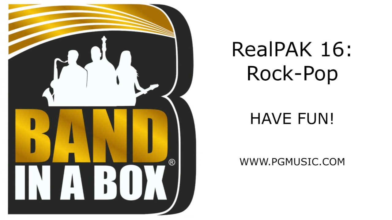 Band-in-a-Box® 2020 - RealPAK: Rock-Pop 16