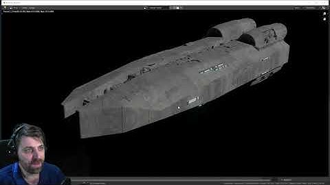 Blender, making some greebles and a spaceship LIVE