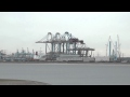 Rwg containerterminal op de tweede maasvlakte