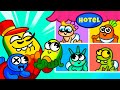 Avocado Found &amp; Adopted Rainbow Friends Baby! | Mom Vs Dad | Funny Cartoon By Avocado Family