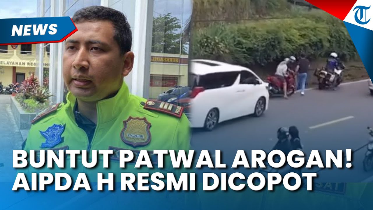 BUNTUT Sosok Patwal Yang Arogan Tendang Pemotor di Puncak Bogor Kini Berujung Dicopot