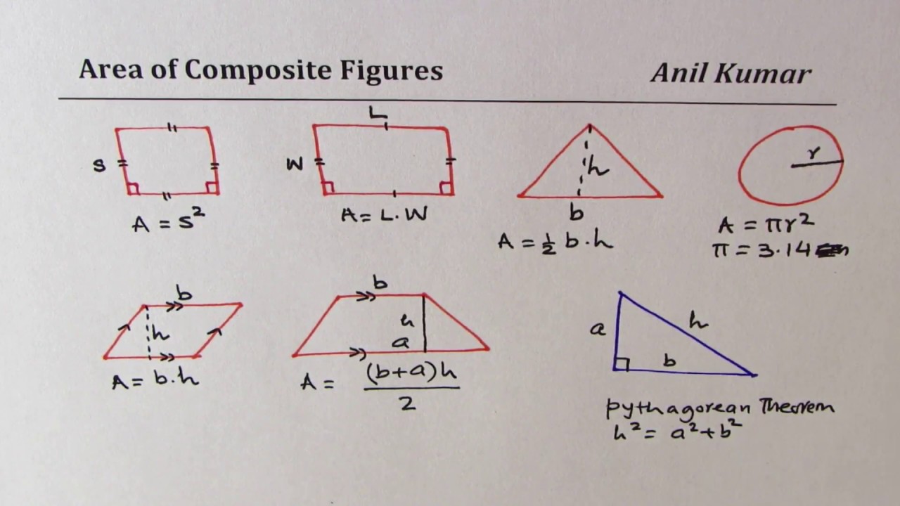 area of composite figures unit geometry homework 3