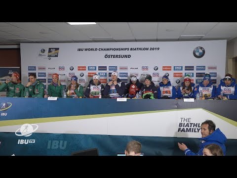 #2019Ostersund Mixed Relay Press Conference
