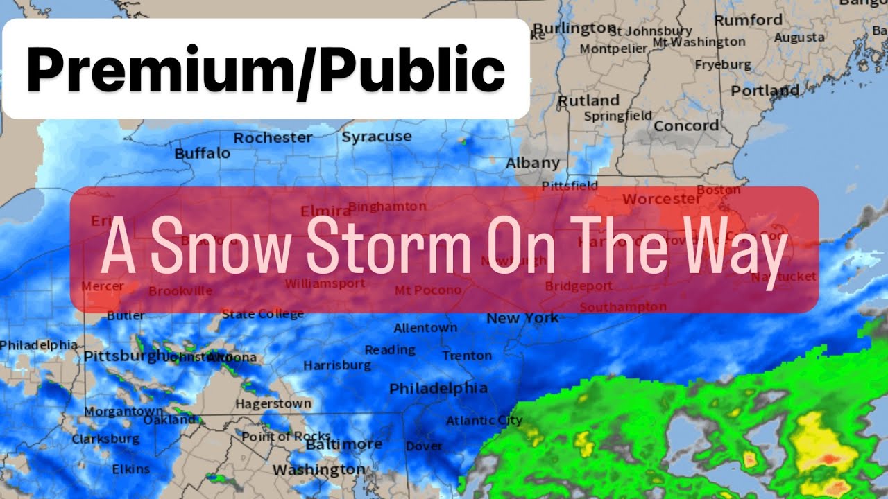A Snow Storm On The Way - YouTube