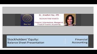 Famous Stockholders' Equity -  Balance Sheet Presentation Net Worth