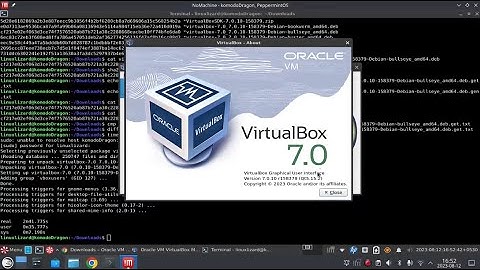 Installing Virtualbox 7 on the debian and It