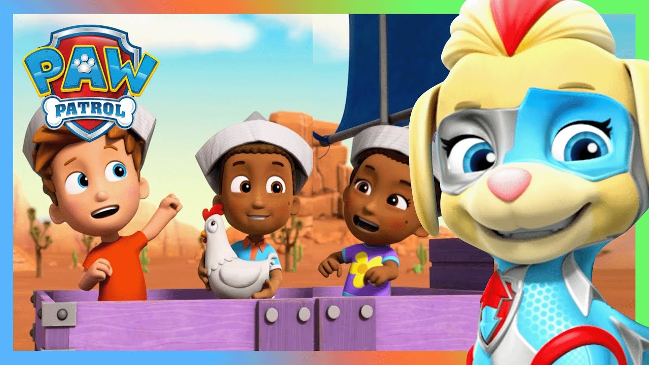 Кученцата от ПЕС ПАТРУЛ спасяват щрауса Оливия - PAW Patrol Bulgarian - карикатури за деца
