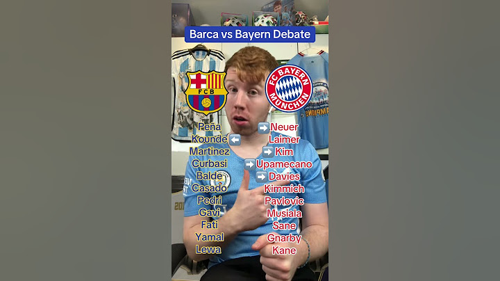 Barcelona vs Bayern Munich Debate ⭐️ #shorts