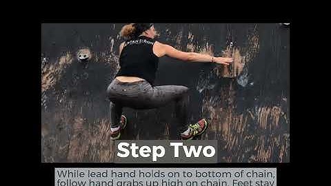 How to do Spartan Race Olympus obstacle using chains-only method